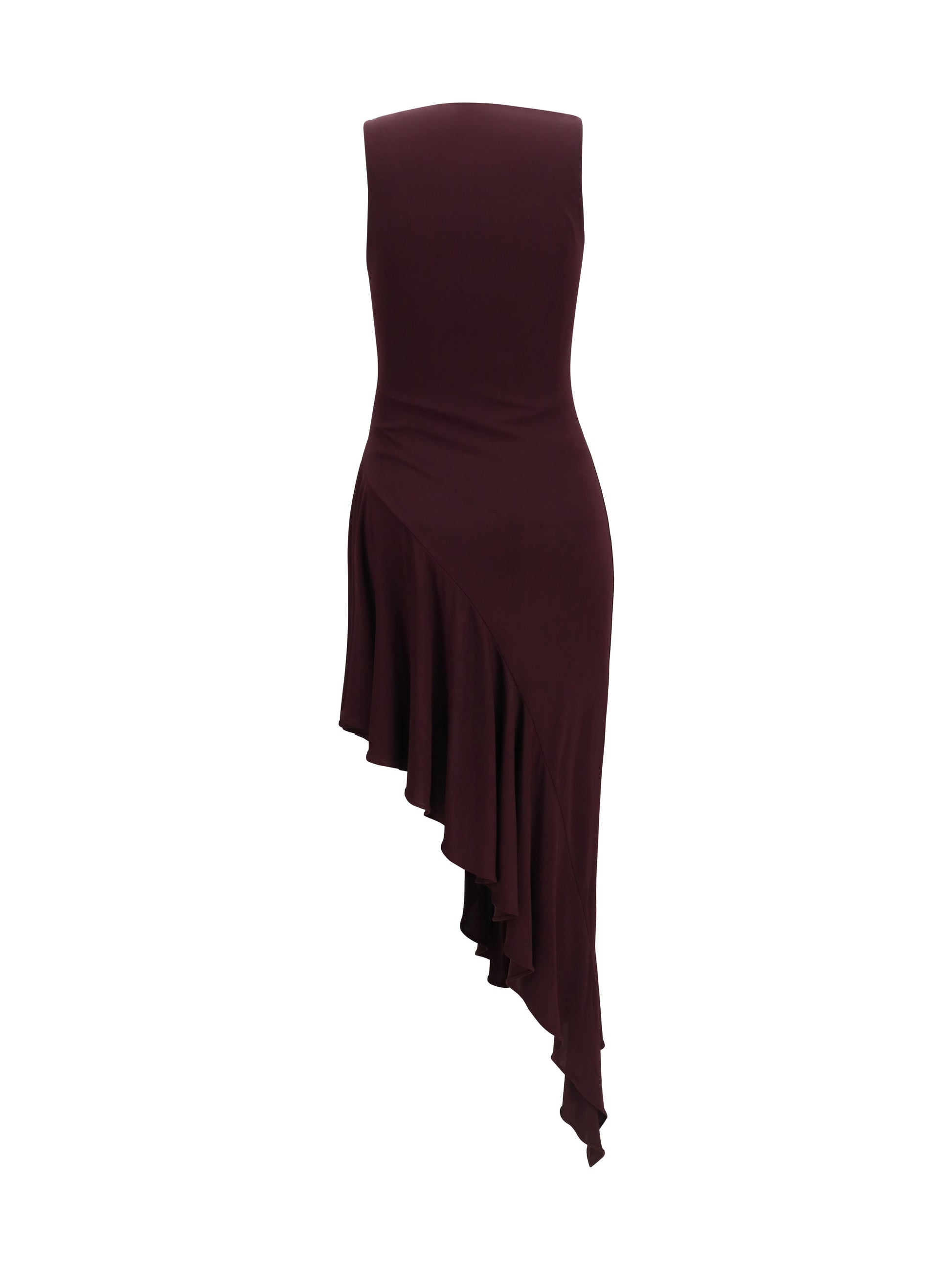 Alaïa Women Asymmetric Fluid Jersey Dress ALAIA