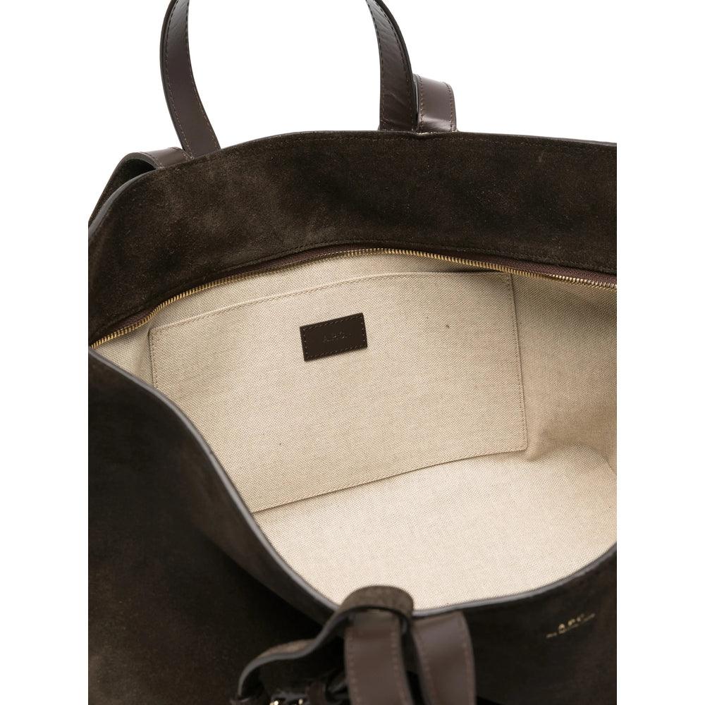 A.P.C. Brown Tote Bags Women A.P.C.