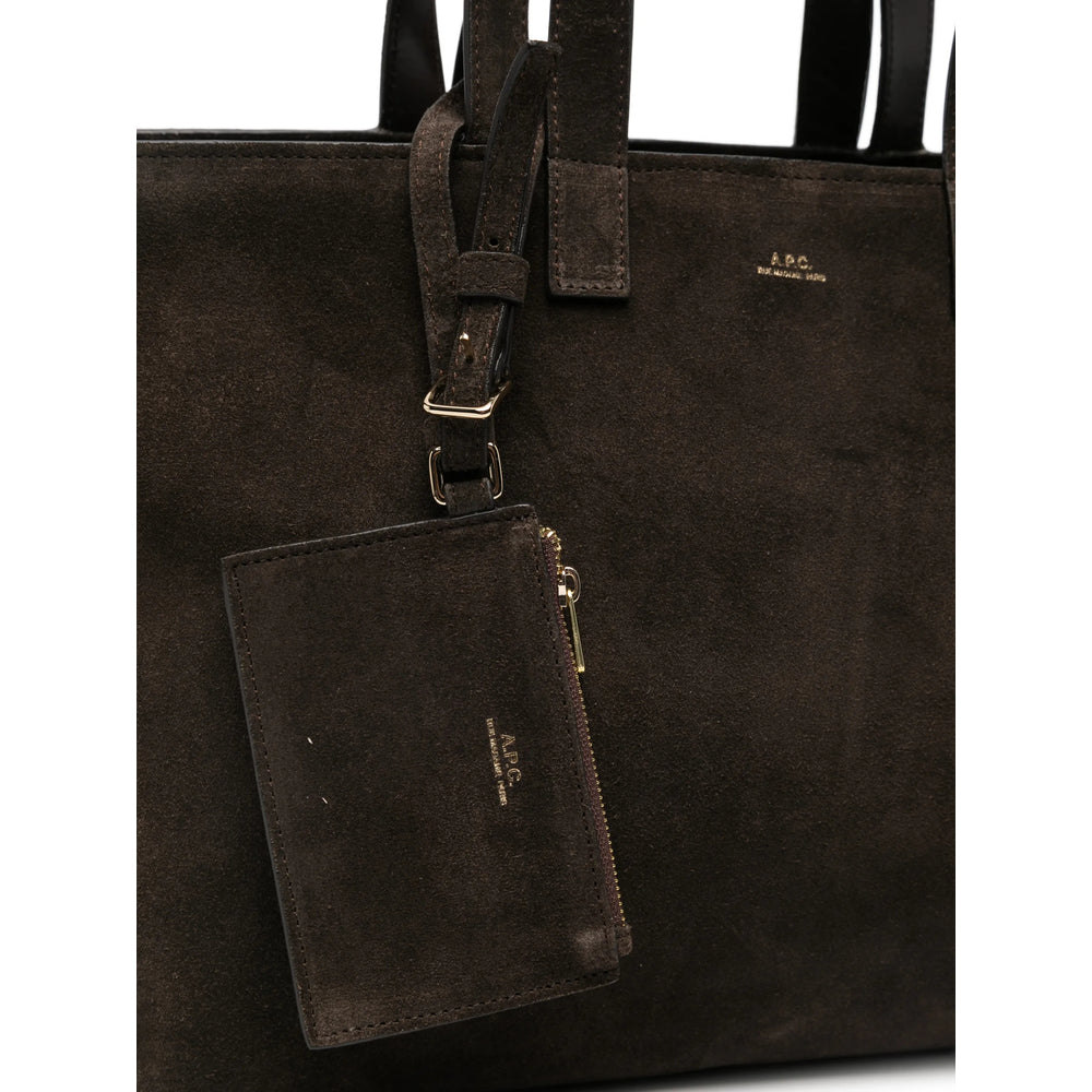 A.P.C. Brown Tote Bags Women A.P.C.