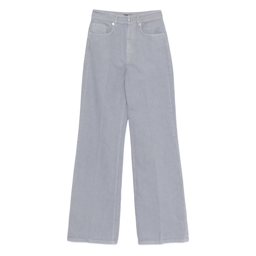 A.P.C. Grey Denim - Wide-Leg Jeans Women A.P.C.