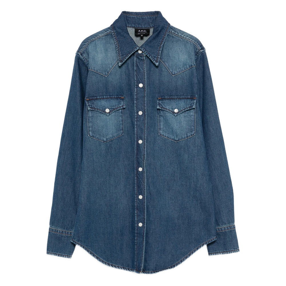 A.P.C. Blue Tops - Shirts Women A.P.C.
