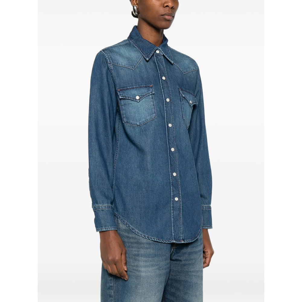 A.P.C. Blue Tops - Shirts Women A.P.C.