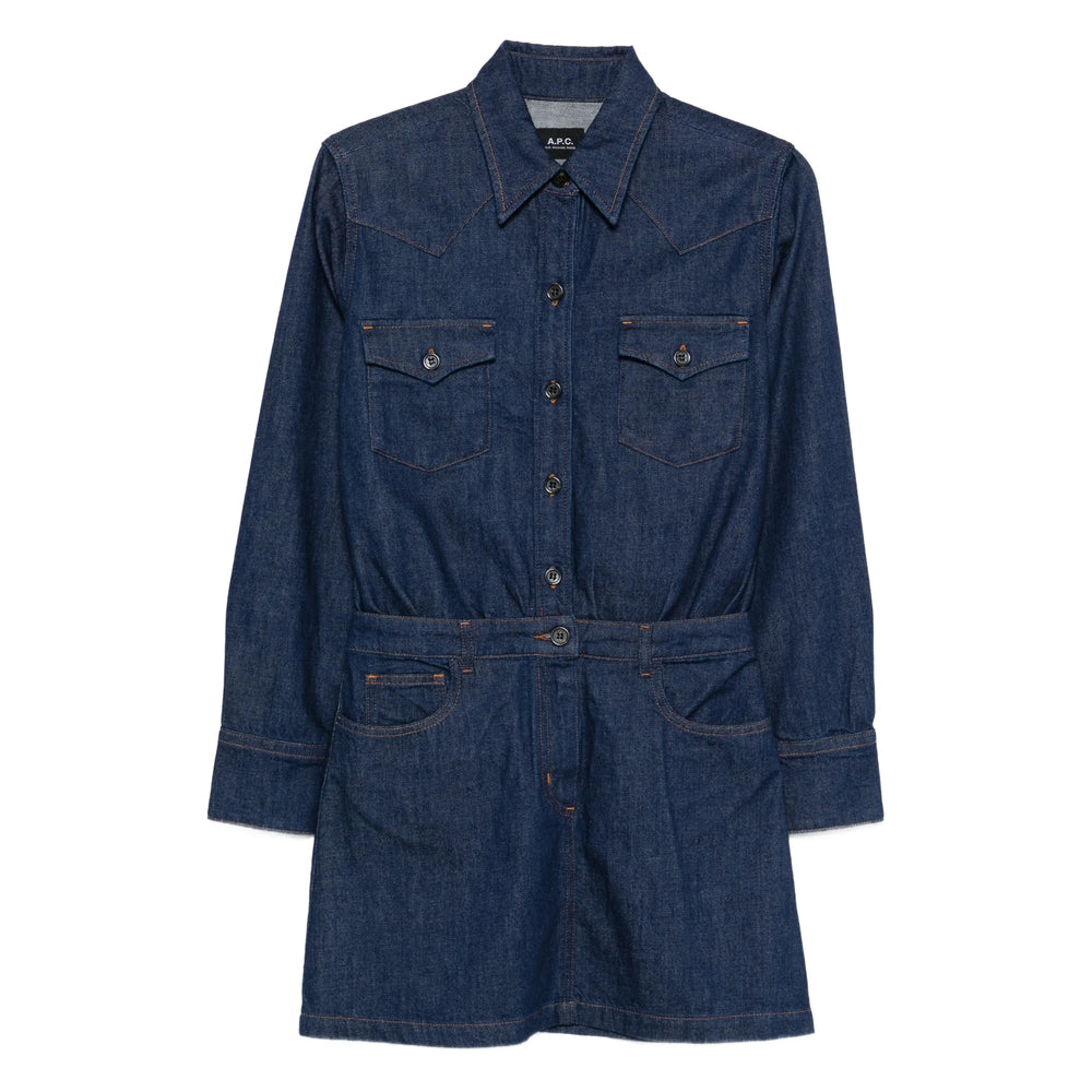 A.P.C. Blue Dresses - Day Dresses Women A.P.C.