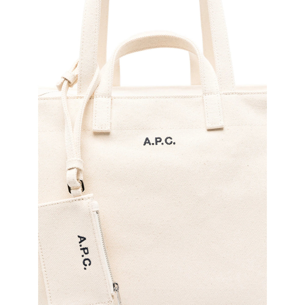 A.P.C. White Tote Bags Women A.P.C.