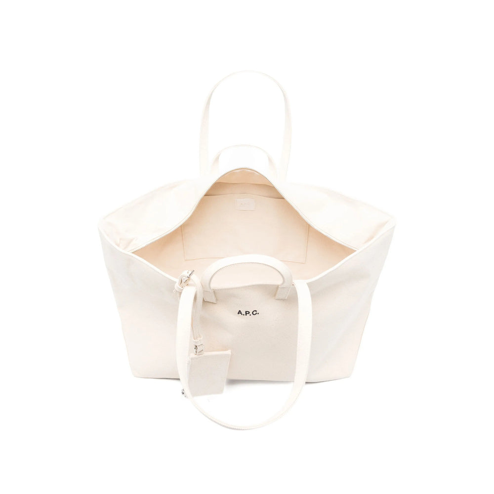 A.P.C. White Tote Bags Women A.P.C.