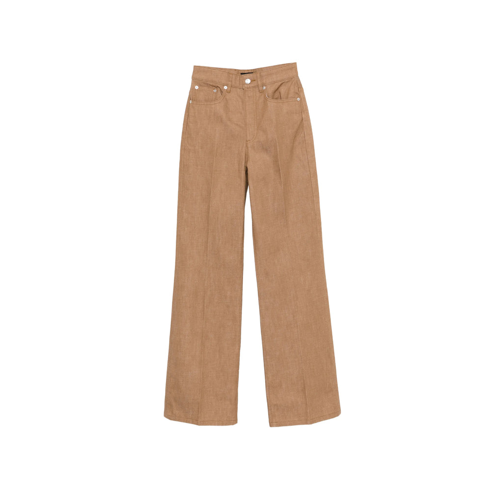A.P.C. Brown Denim - Wide-Leg Jeans Women A.P.C.