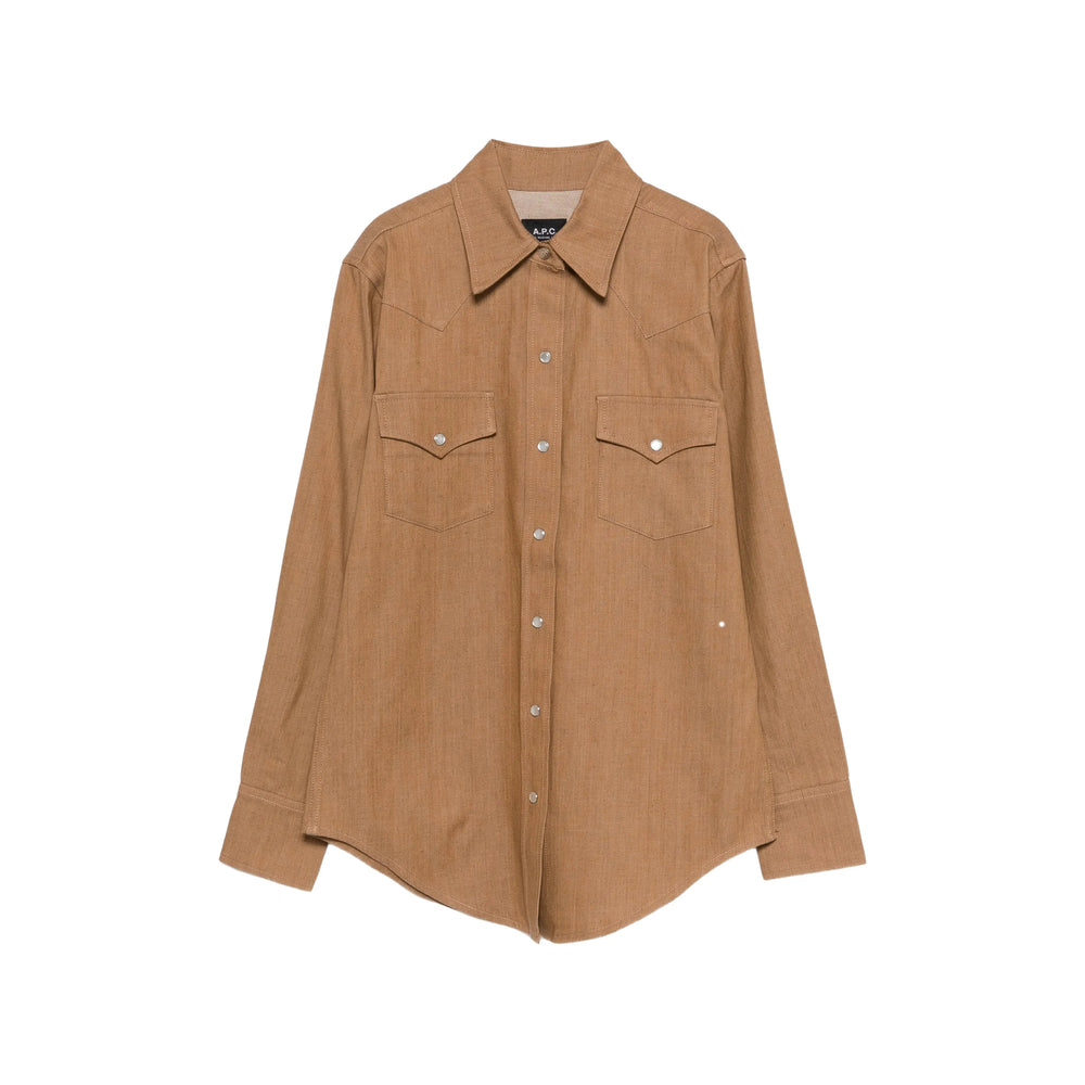A.P.C. Brown Tops - Shirts Women A.P.C.