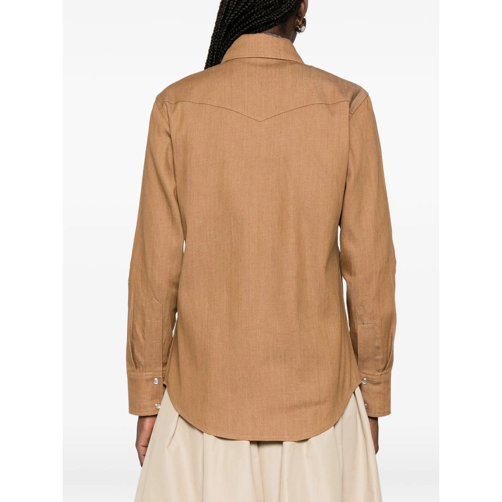 A.P.C. Brown Tops - Shirts Women A.P.C.