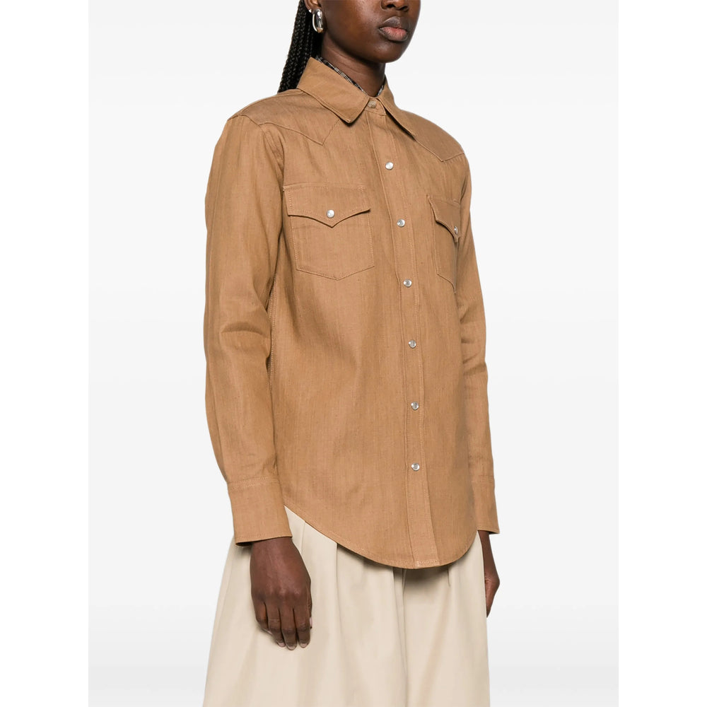 A.P.C. Brown Tops - Shirts Women A.P.C.