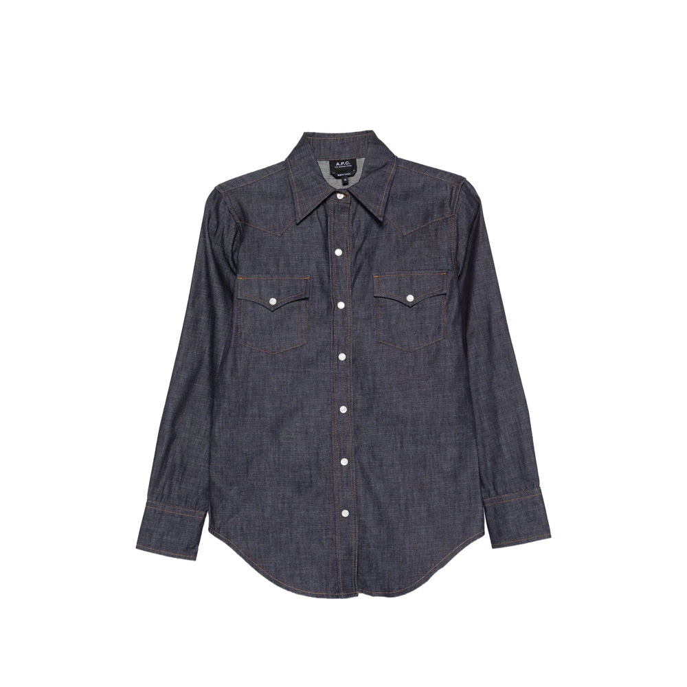 A.P.C. Blue Tops - Shirts Women A.P.C.