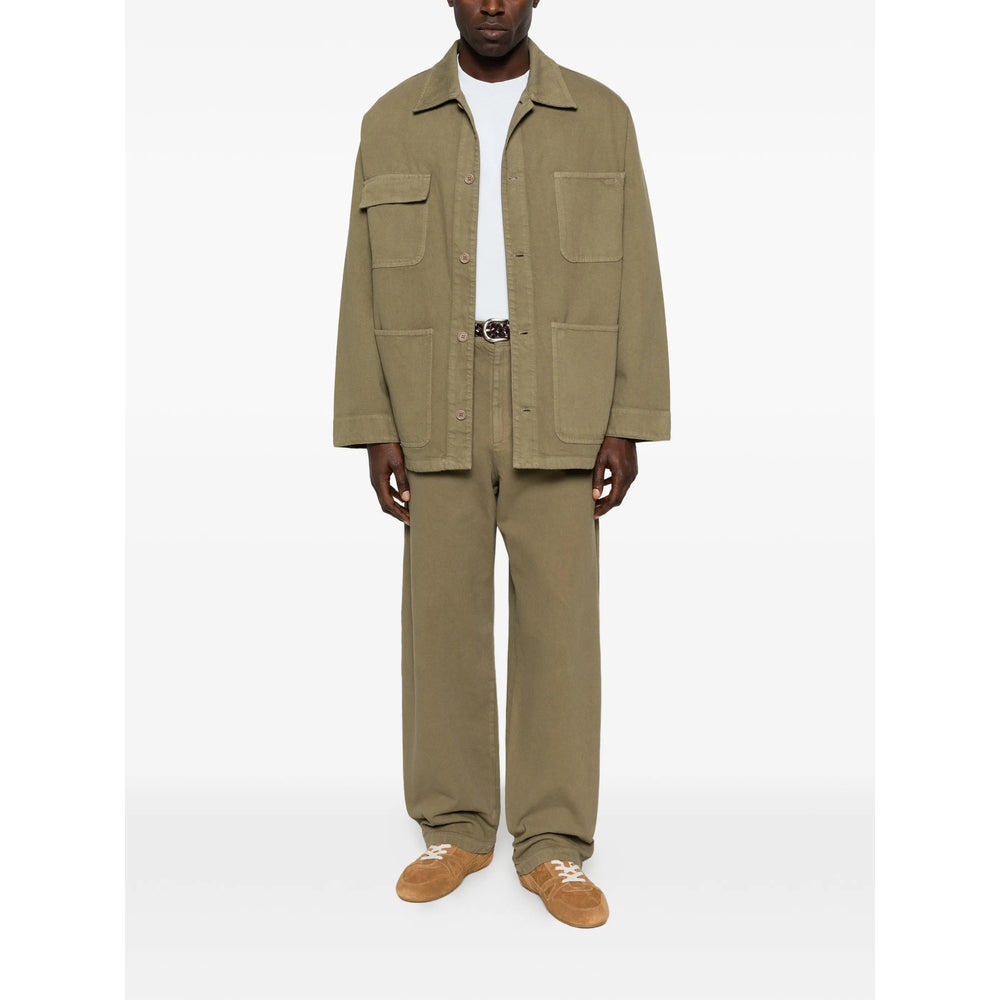 A.P.C. Green Trousers - Regular & Straight-Leg Trousers Men A.P.C.