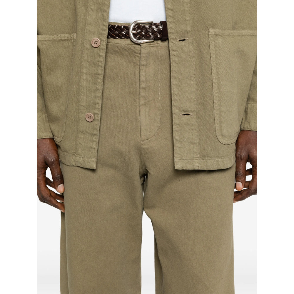 A.P.C. Green Trousers - Regular & Straight-Leg Trousers Men A.P.C.