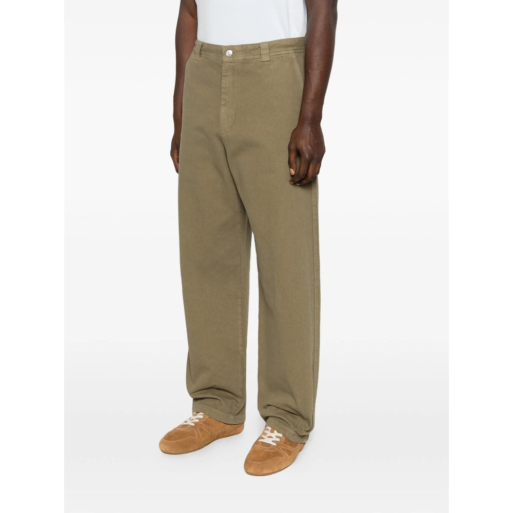 A.P.C. Green Trousers - Regular & Straight-Leg Trousers Men A.P.C.