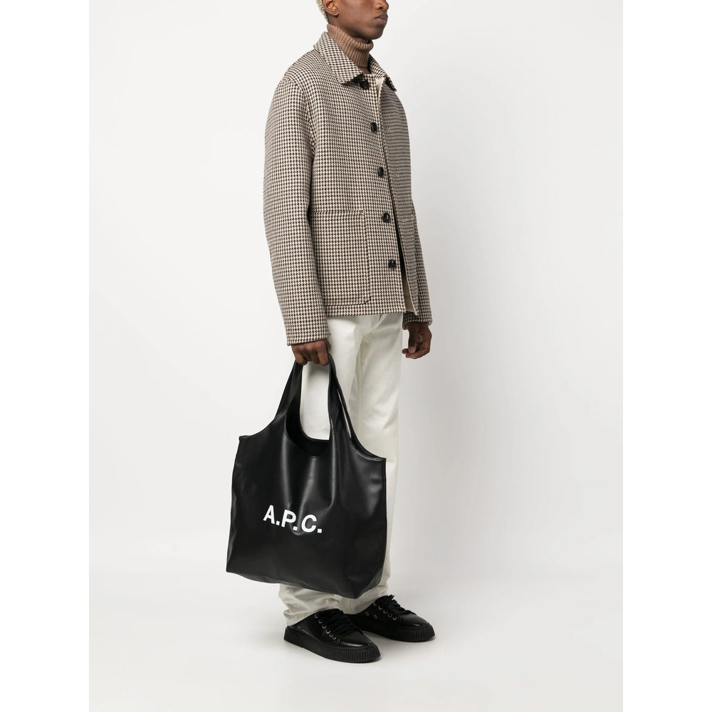 A.P.C. Black Tote Bags Men A.P.C.