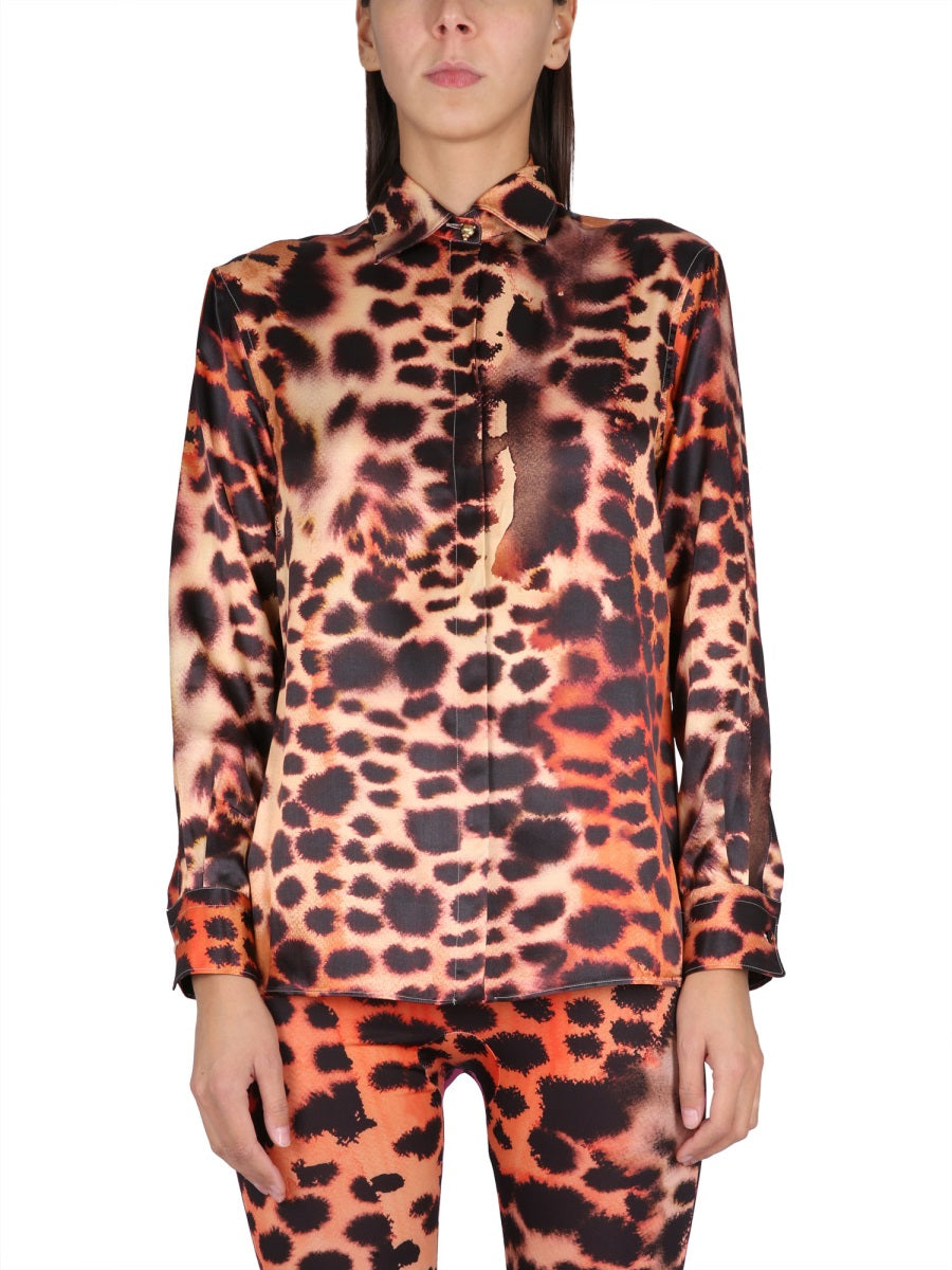 Roberto Cavalli Women Animal Print Shirt ROBERTO CAVALLI