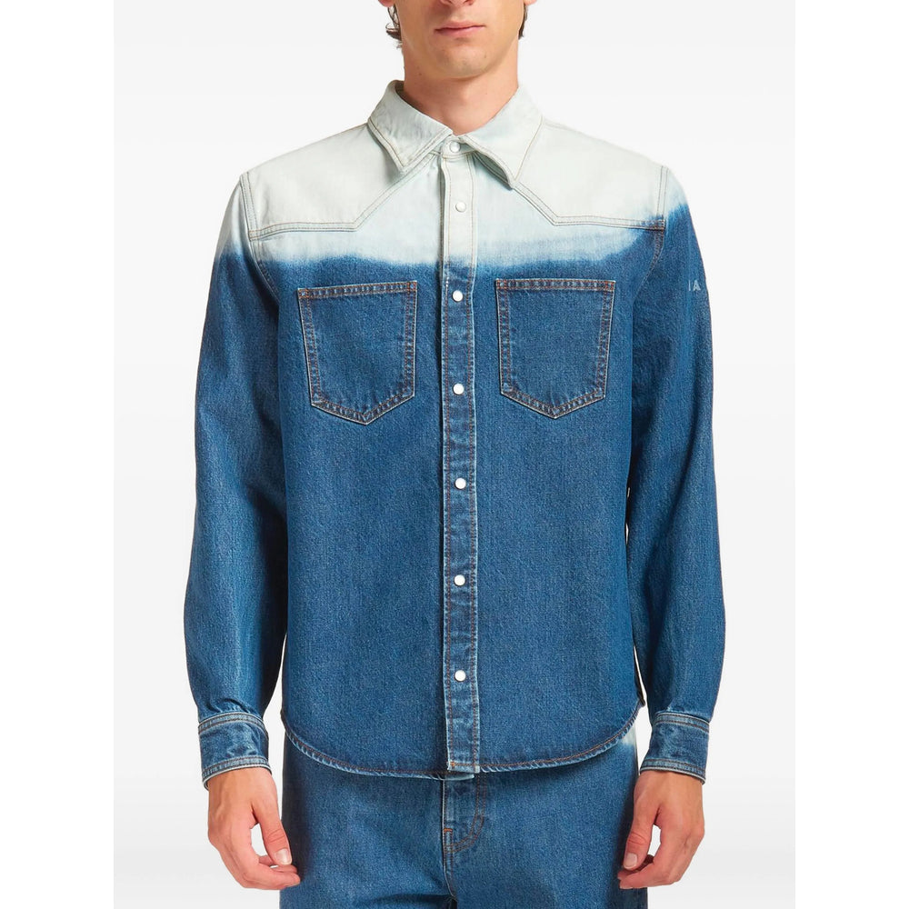 Marni Blue Shirts Men MARNI