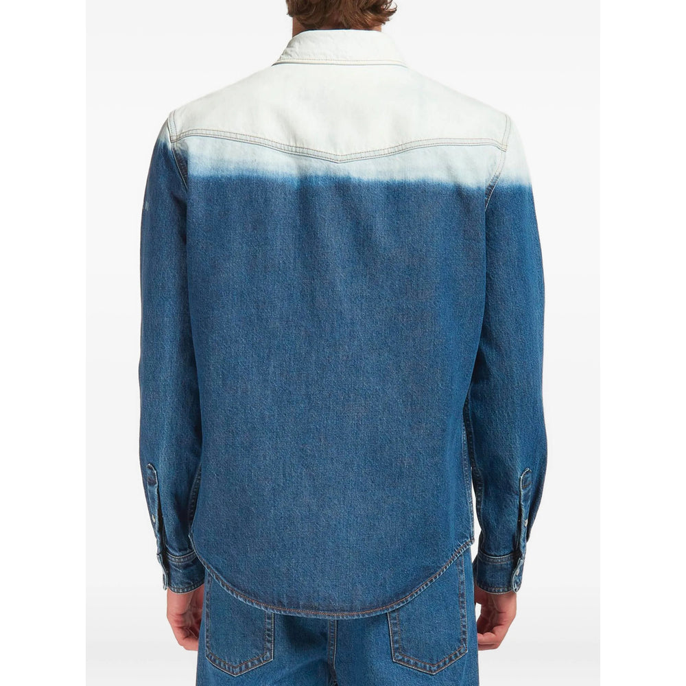 Marni Blue Shirts Men MARNI