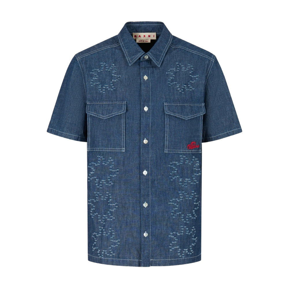 Marni Blue Shirts Men MARNI