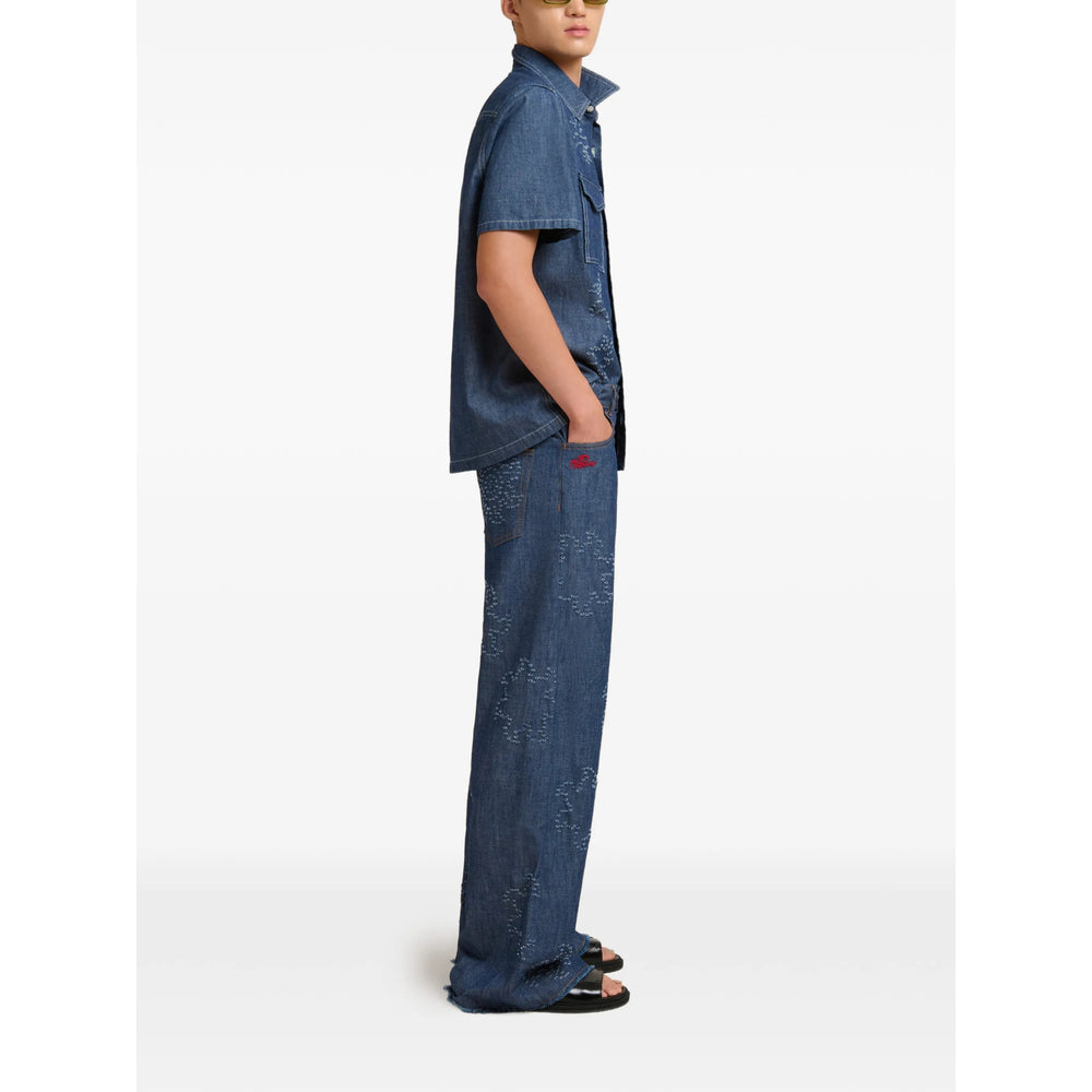 Marni Blue Shirts Men MARNI