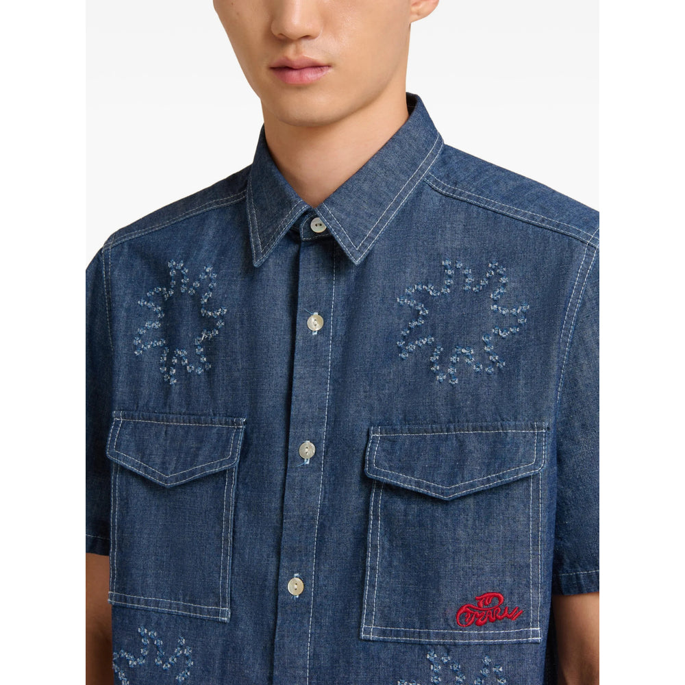 Marni Blue Shirts Men MARNI