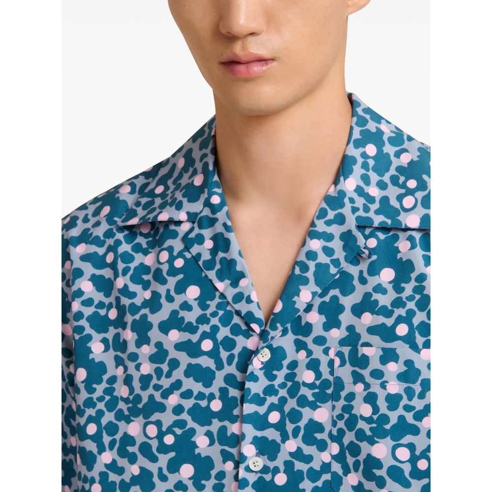 Marni Blue Shirts Men MARNI