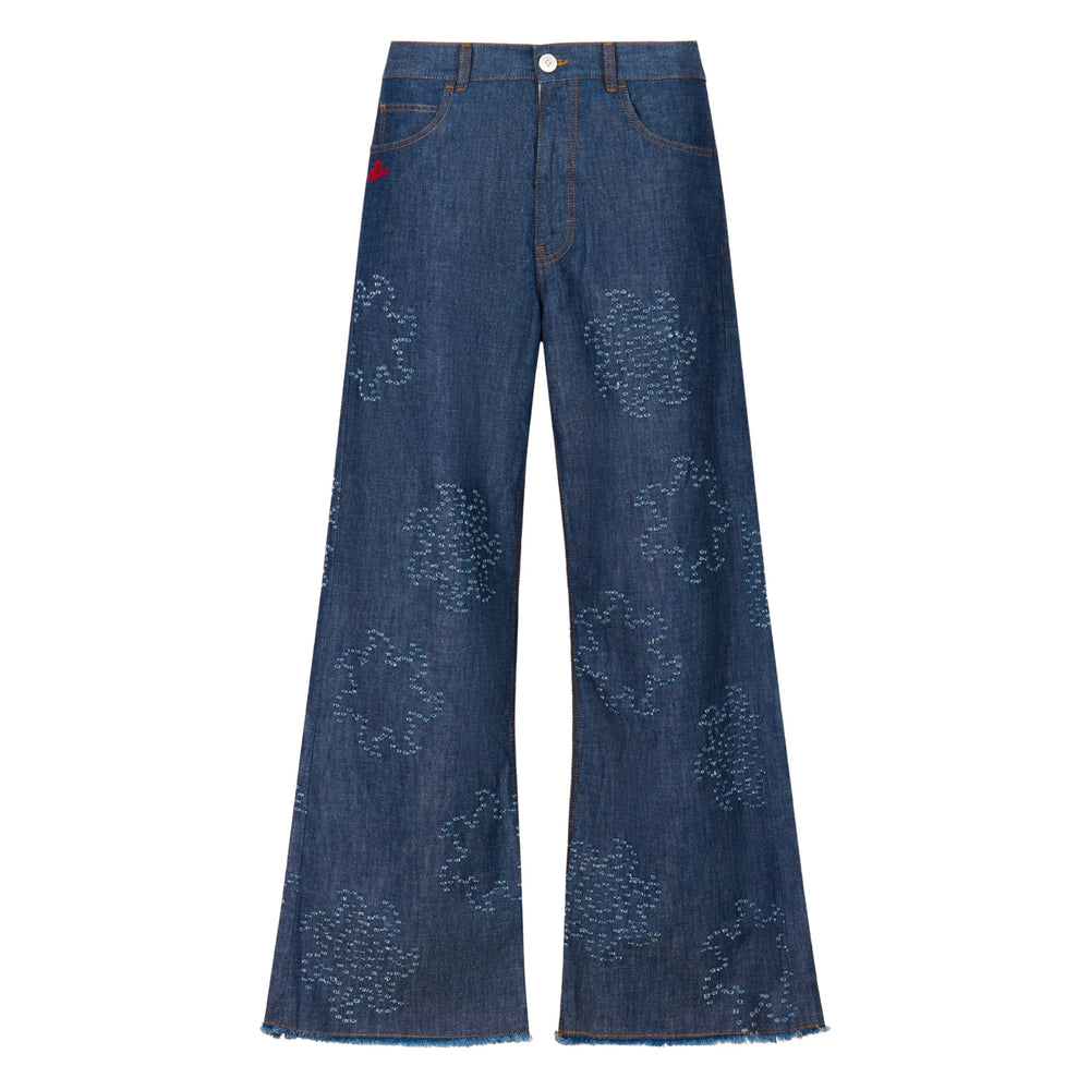 Marni Blue Denim - Wide-Leg Jeans Men MARNI
