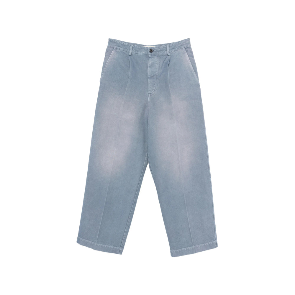 Marni Blue Trousers - Wide-Leg Trousers Men MARNI