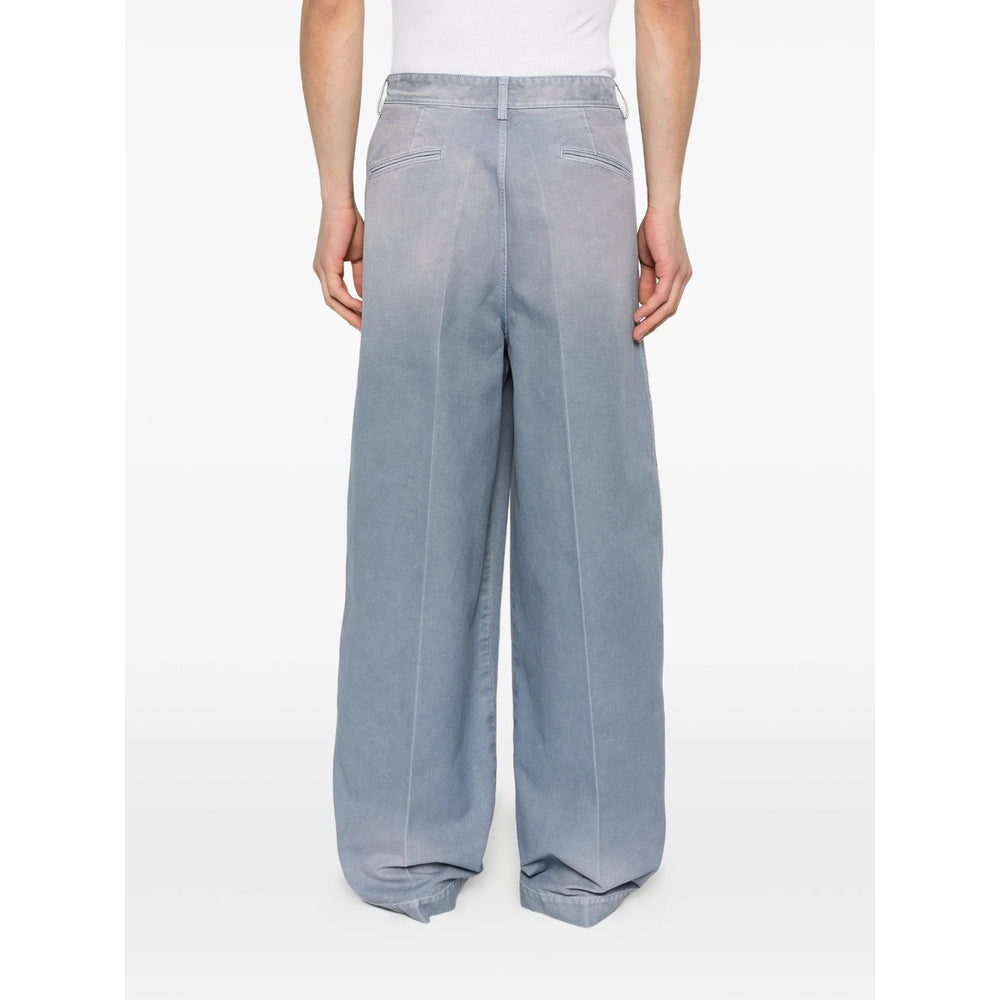 Marni Blue Trousers - Wide-Leg Trousers Men MARNI
