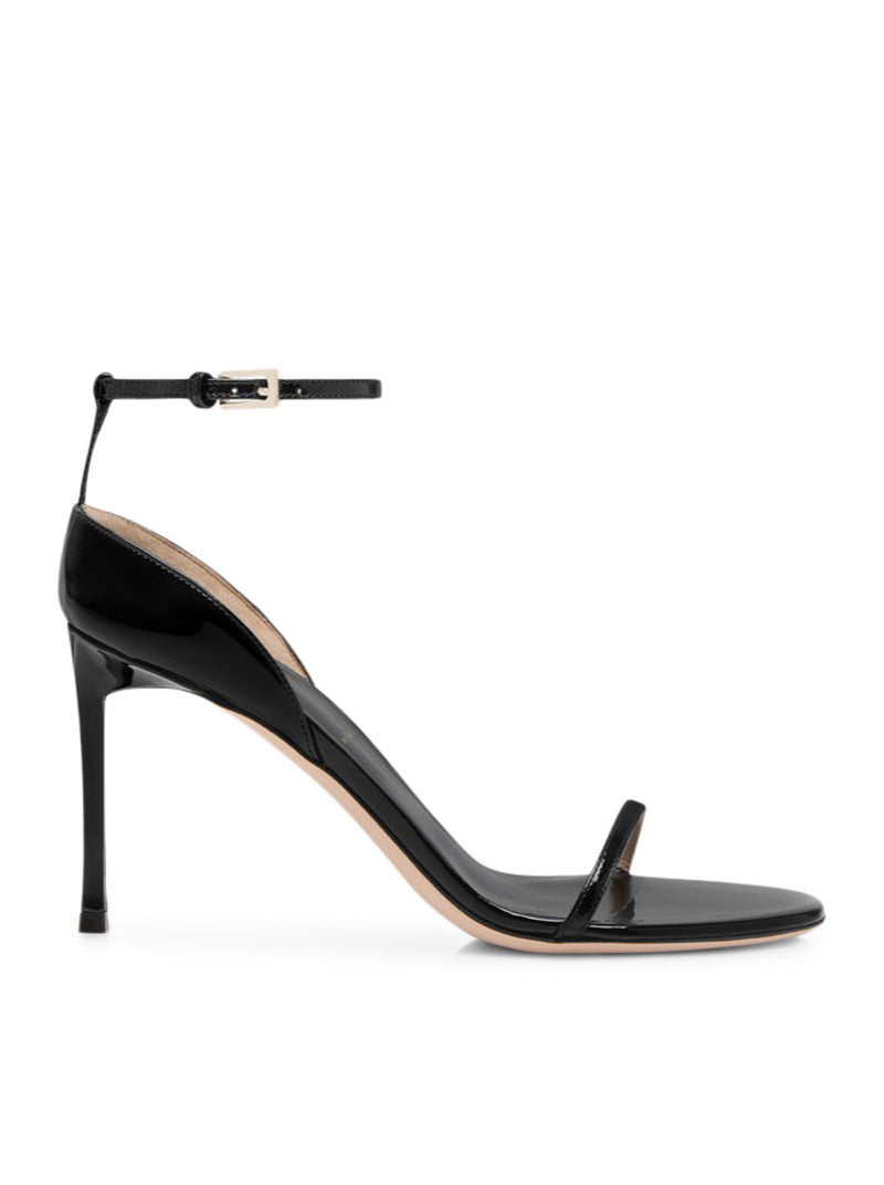 Tom Ford Women Vertigo Patent Leather Sandal With Ankle Strap TOM FORD