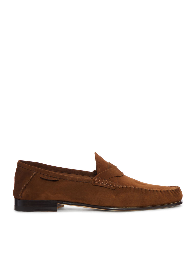 Tom Ford Men Ripley Suede Loafer With Braided Band TOM FORD