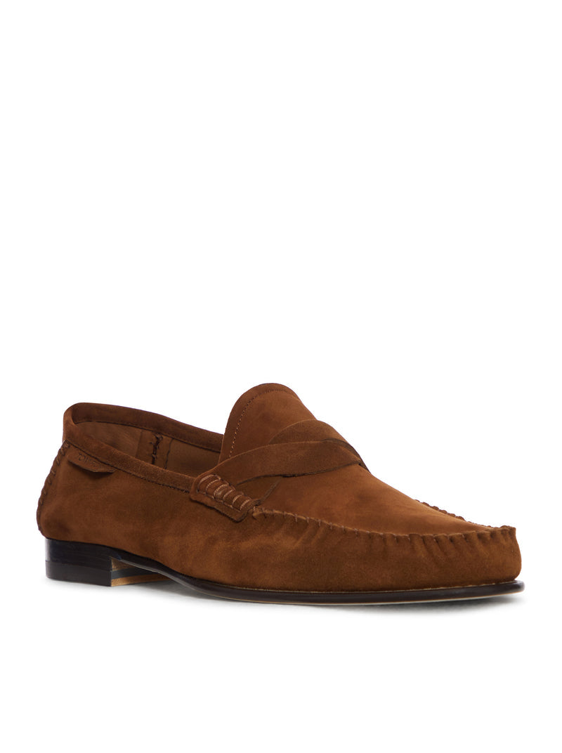 Tom Ford Men Ripley Suede Loafer With Braided Band TOM FORD