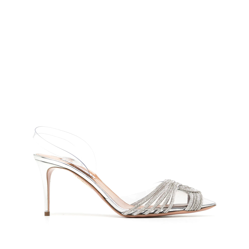 Aquazzura Silver Pumps Women AQUAZZURA