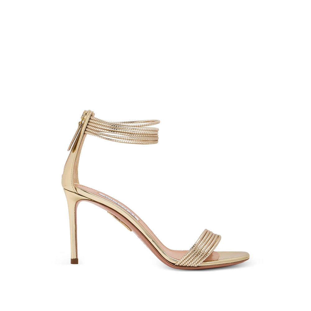 Aquazzura Gold Shoes Women AQUAZZURA