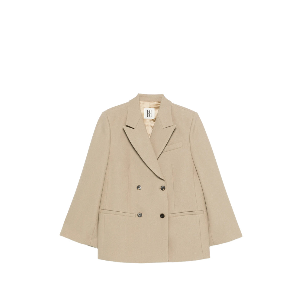 By Malene Birger Neutrals Coats - Double Breasted & Peacoats Women BY MALENE BIRGER