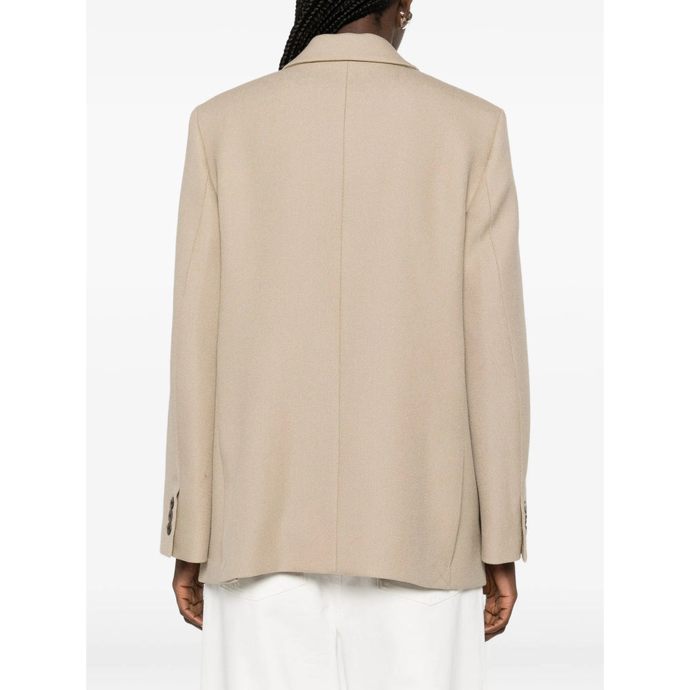 By Malene Birger Neutrals Coats - Double Breasted & Peacoats Women BY MALENE BIRGER