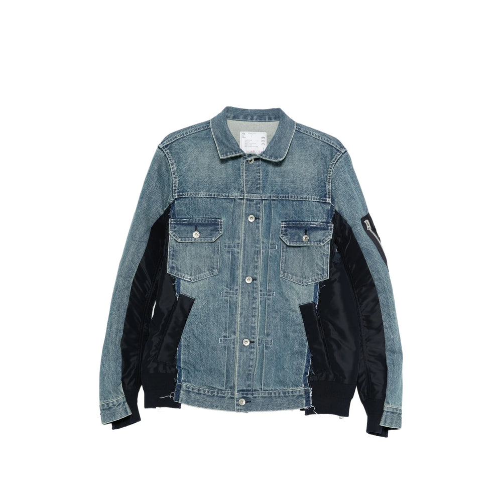 Sacai Blue Jackets - Denim Jackets Men SACAI