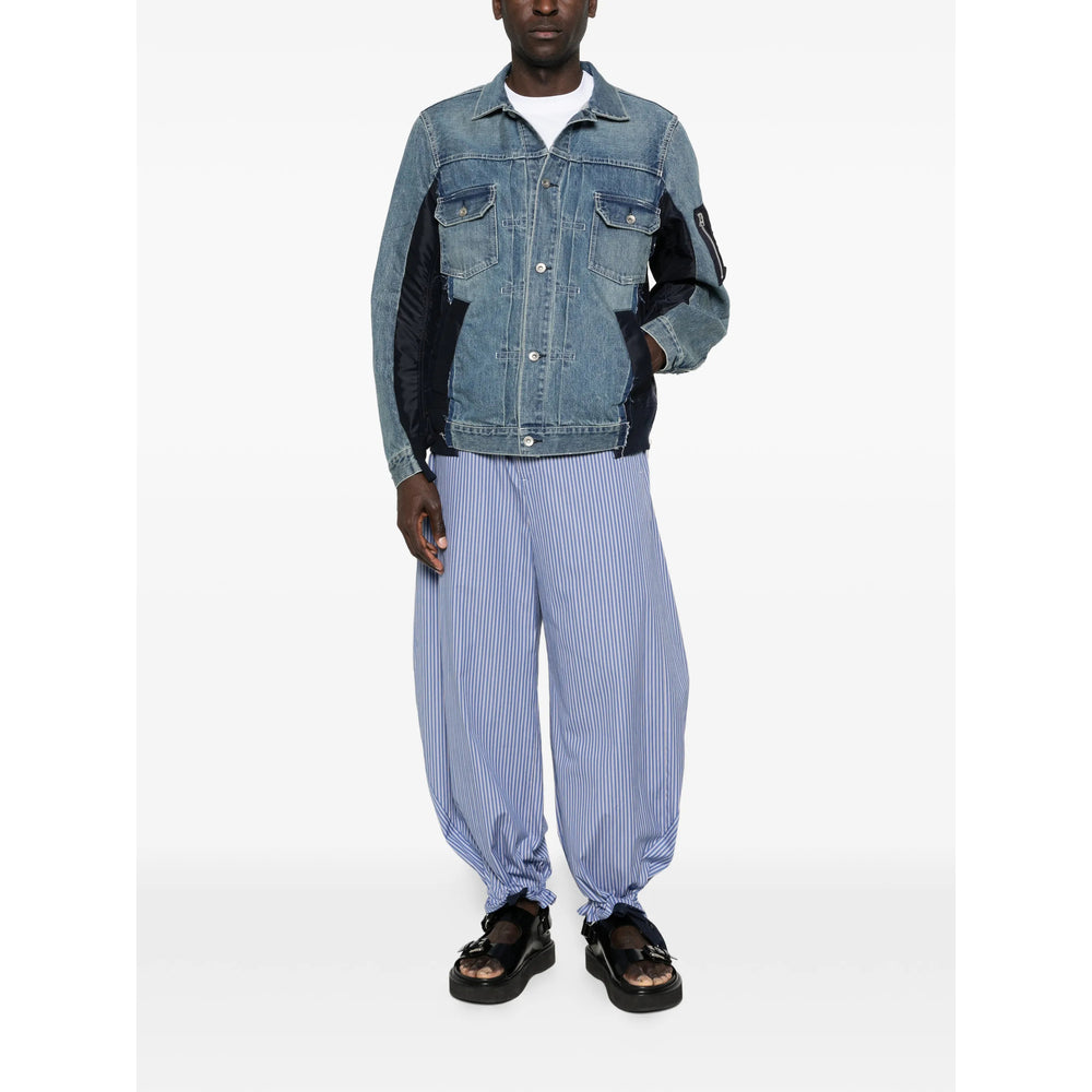 Sacai Blue Jackets - Denim Jackets Men SACAI