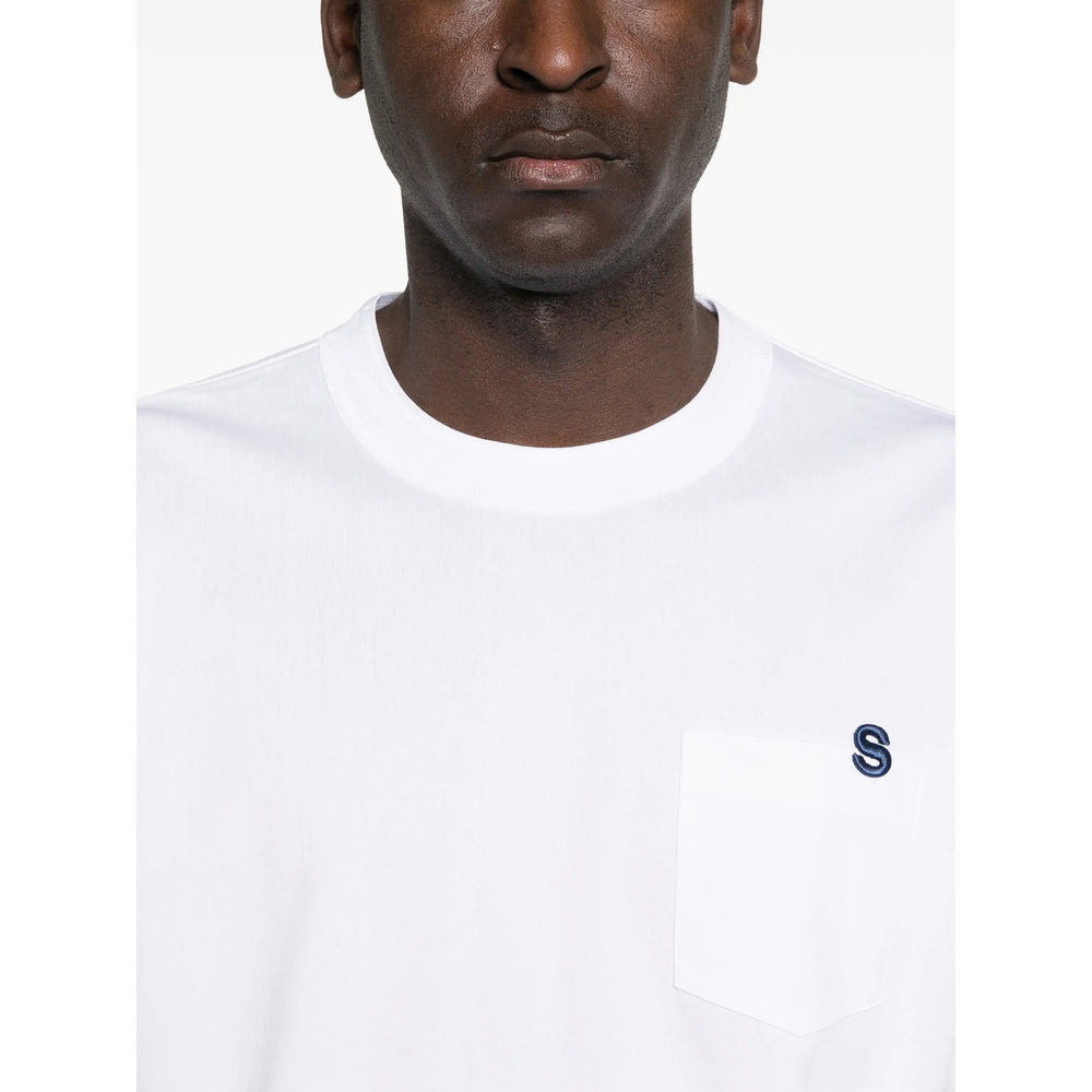 Sacai White T-Shirts & Vests - T-Shirts Men SACAI
