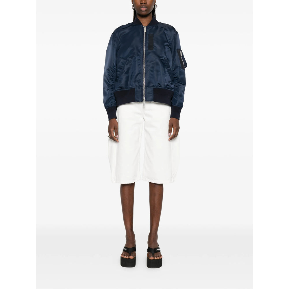 Sacai Blue Jackets - Bomber Jackets Women SACAI