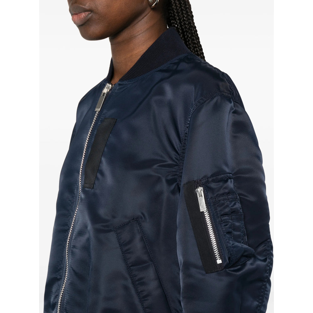 Sacai Blue Jackets - Bomber Jackets Women SACAI