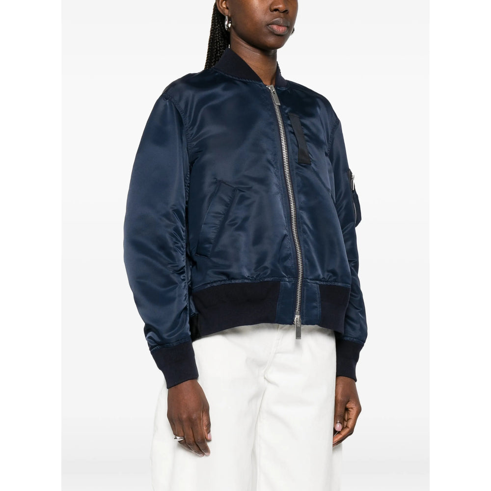 Sacai Blue Jackets - Bomber Jackets Women SACAI