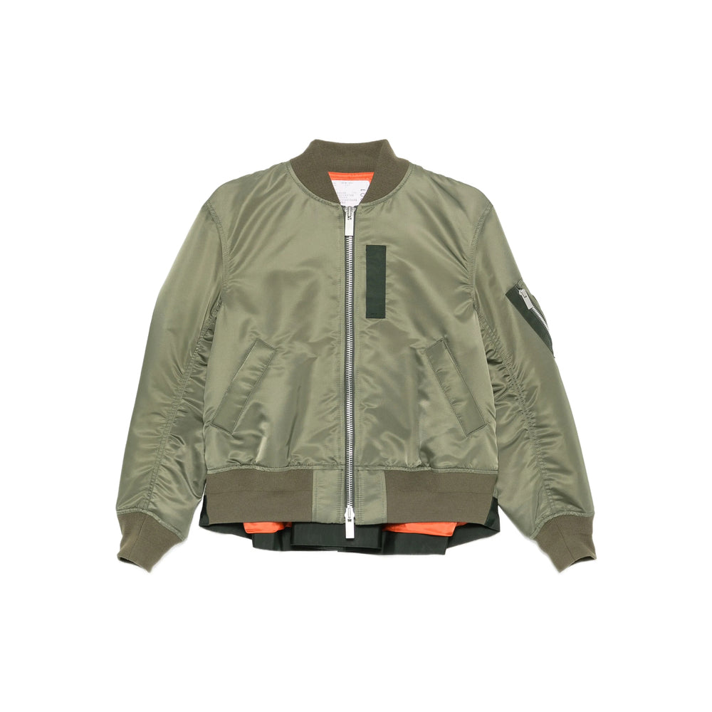 Sacai Green Jackets - Bomber Jackets Women SACAI