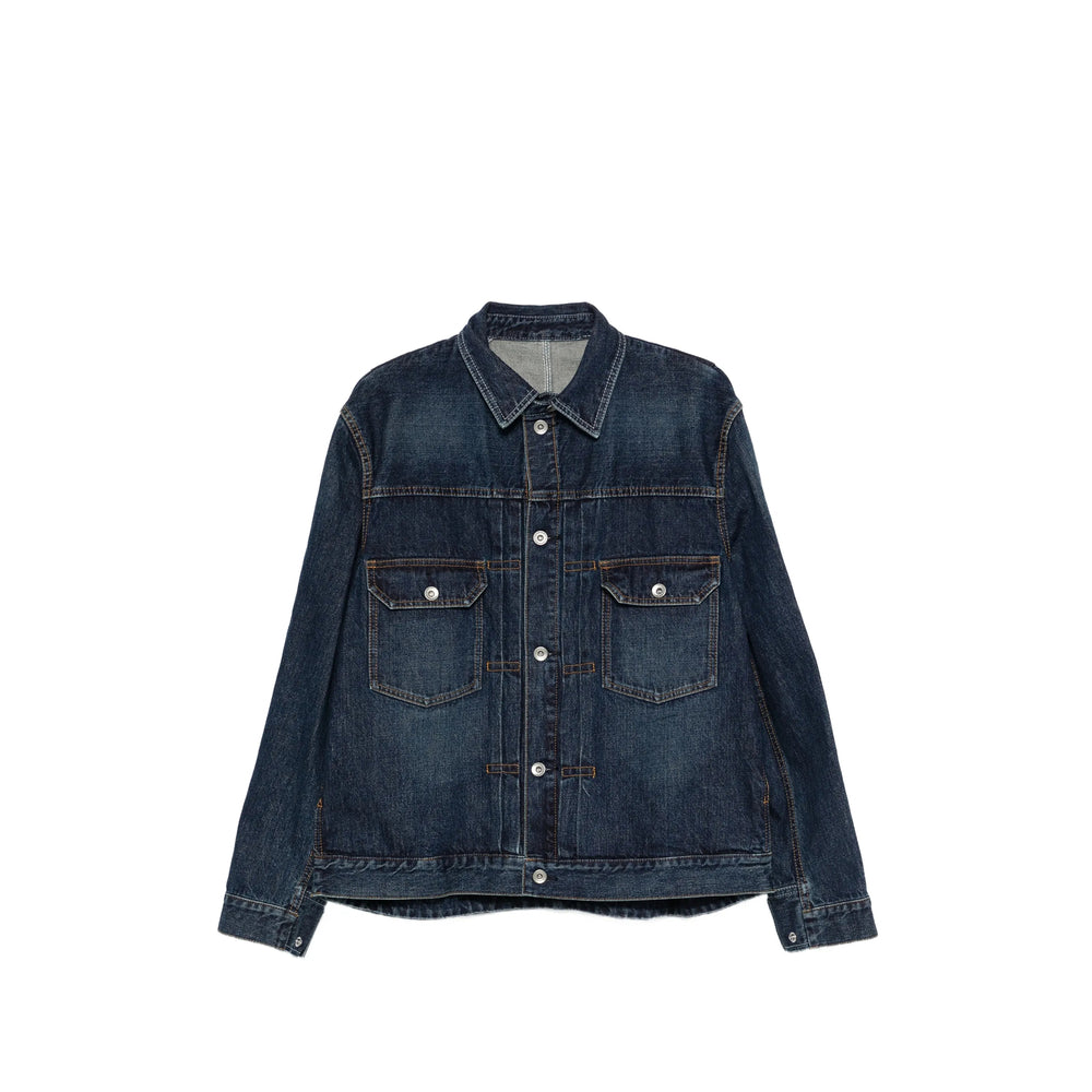 Sacai Blue Jackets - Denim Jackets Men SACAI