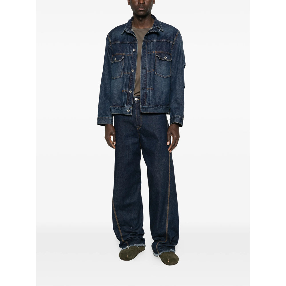 Sacai Blue Jackets - Denim Jackets Men SACAI