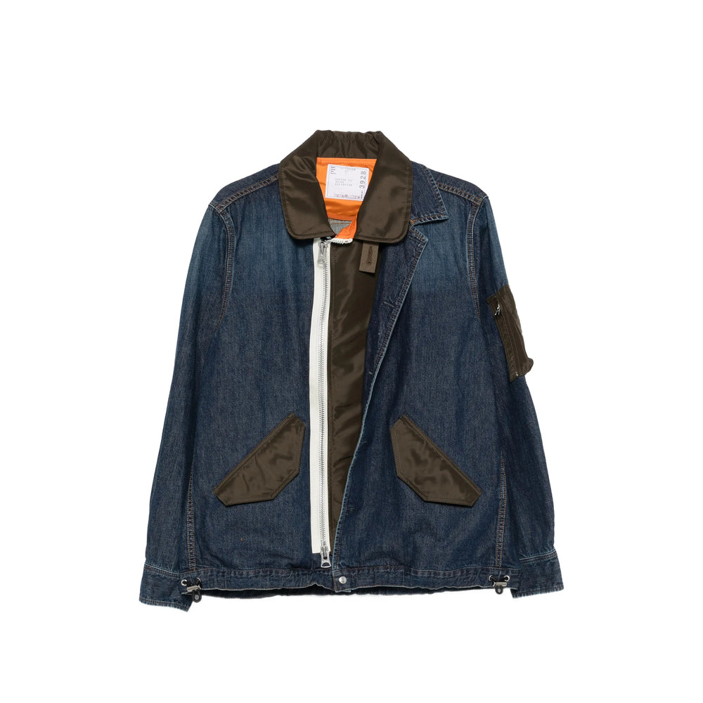Sacai Blue Jackets - Denim Jackets Men SACAI