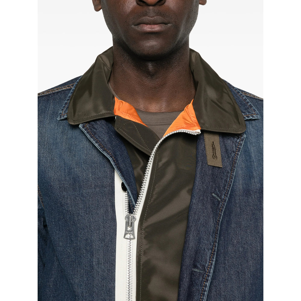 Sacai Blue Jackets - Denim Jackets Men SACAI