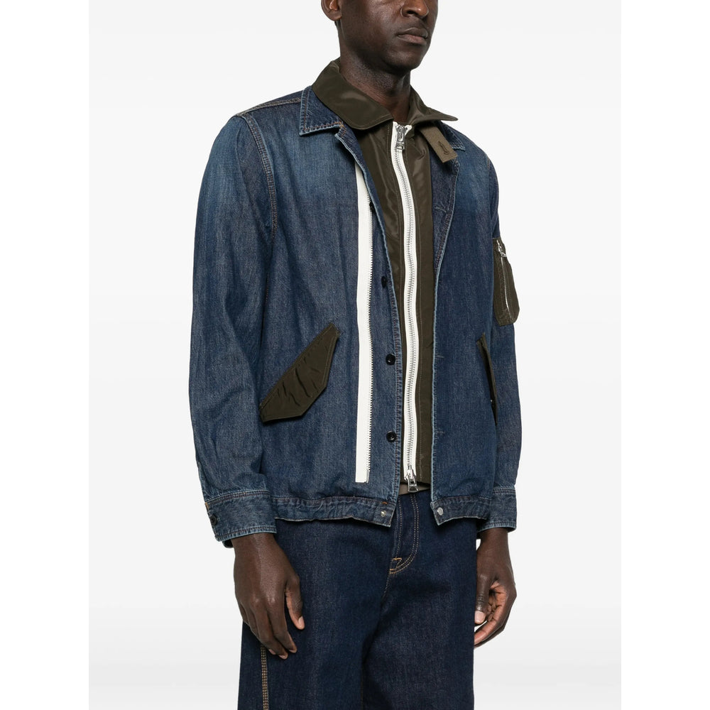 Sacai Blue Jackets - Denim Jackets Men SACAI