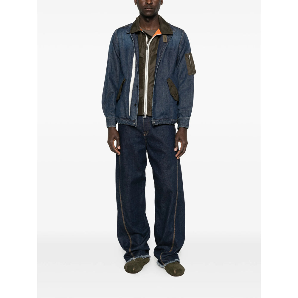 Sacai Blue Jackets - Denim Jackets Men SACAI