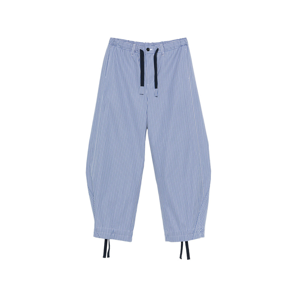 Sacai Blue Trousers - Cropped Trousers Men SACAI