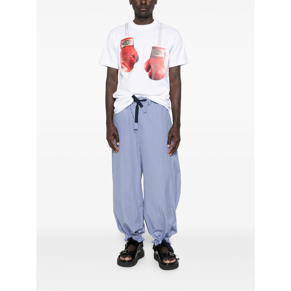 Sacai Blue Trousers - Cropped Trousers Men SACAI